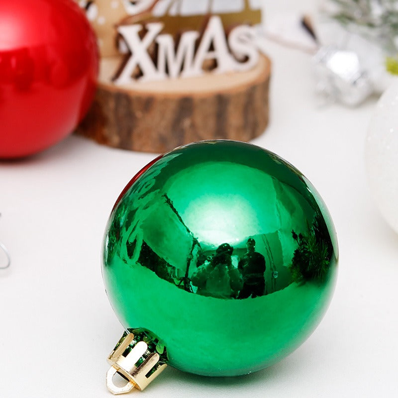 Set of 30 Decorative Christmas baubles - 6cm (Red)