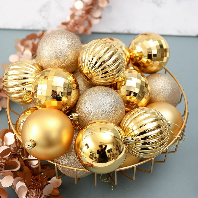 Set of 34 Premium Baubles - 6cm (Green)