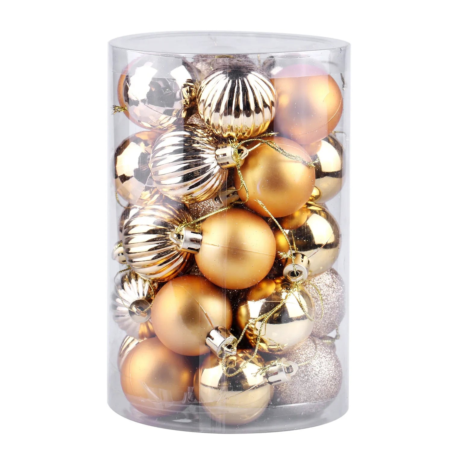 Set of 34 Premium Baubles - 6cm (Green)