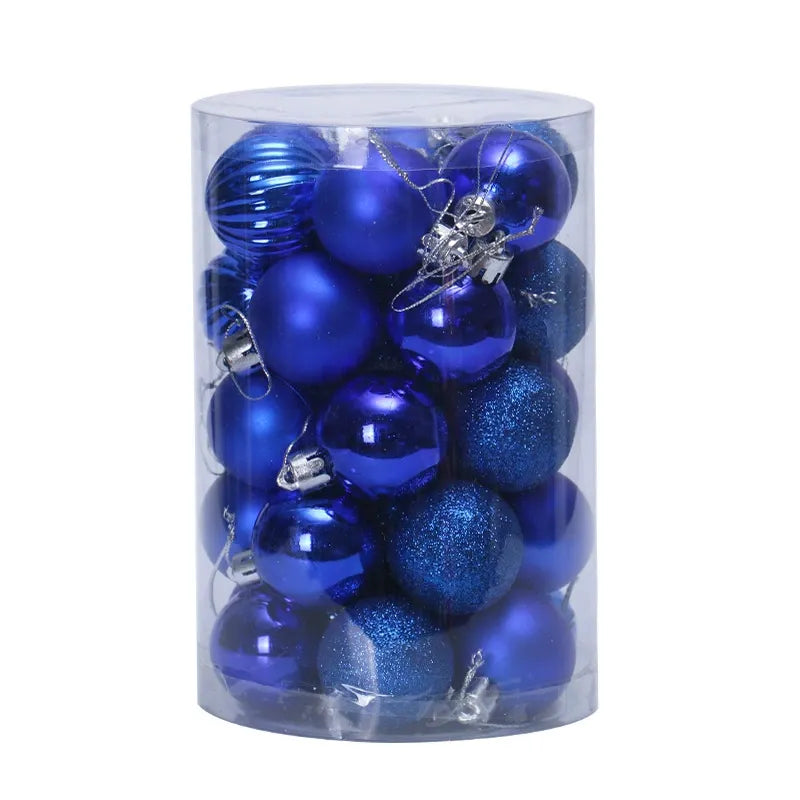 Set of 34 Premium Baubles - 6cm (Green)