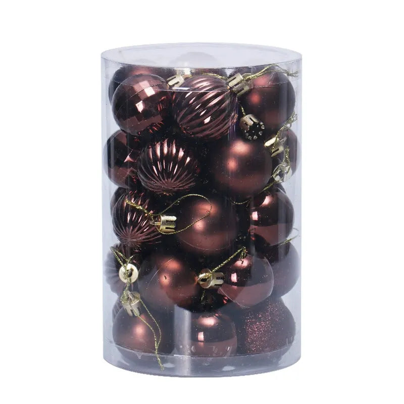 Set of 34 Premium Baubles - 6cm (Green)