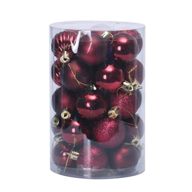 Set of 34 Premium Baubles - 6cm (Green)