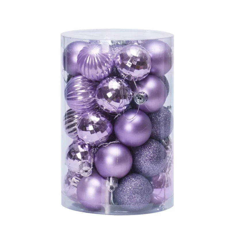 Set of 34 Premium Baubles - 6cm (Green)