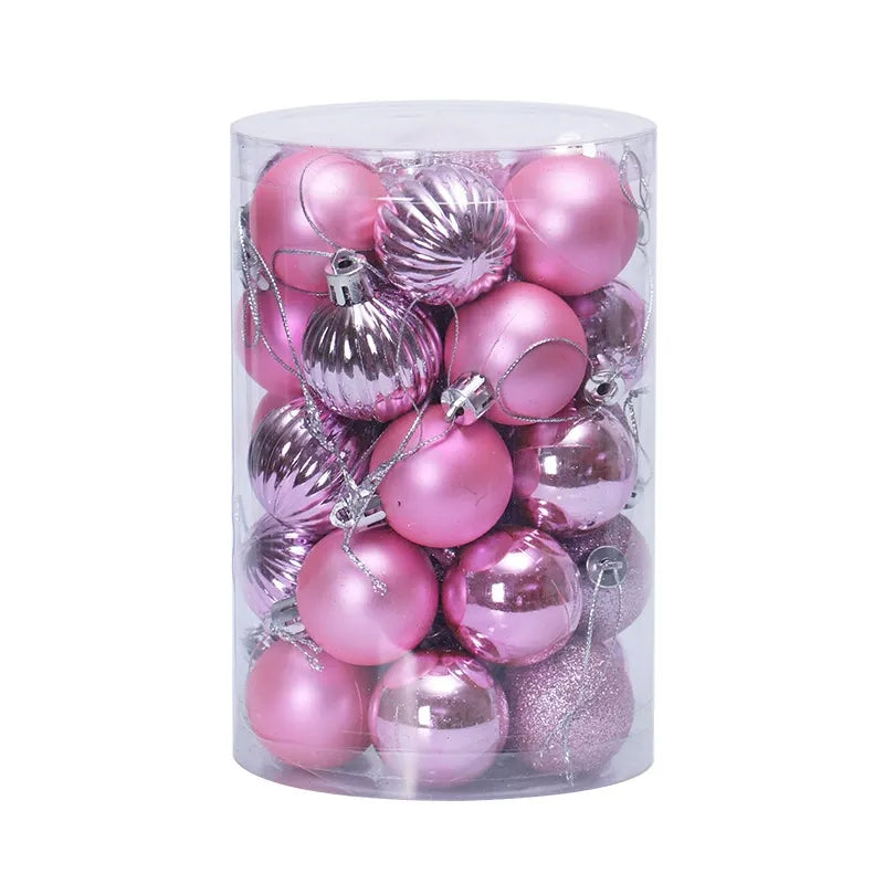 Set of 34 Premium Baubles - 6cm (Green)
