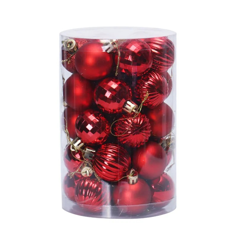 Set of 34 Premium Baubles - 6cm (Green)