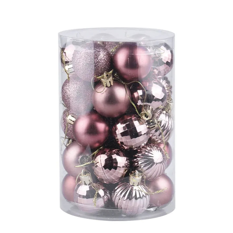 Set of 34 Premium Baubles - 6cm (Green)
