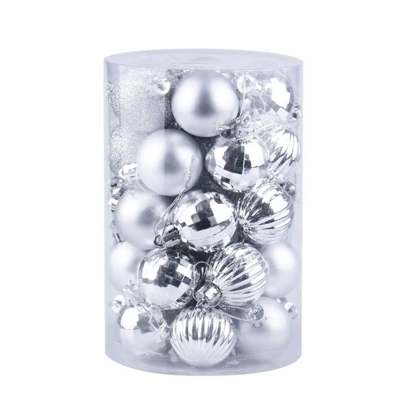 Set of 34 Premium Baubles - 6cm (Green)